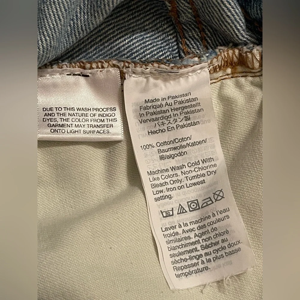 Madewell Jeans  Blue Denim Short size 27 - Picture 6 of 14